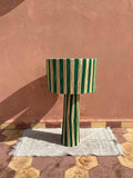 Raffia Table Lamp, Handmade Rattan Light, Boho Natural Lamp