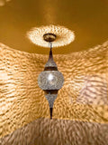 Moroccan Brass Pendant Light: Handmade Ceiling Lamp, New Home Decor