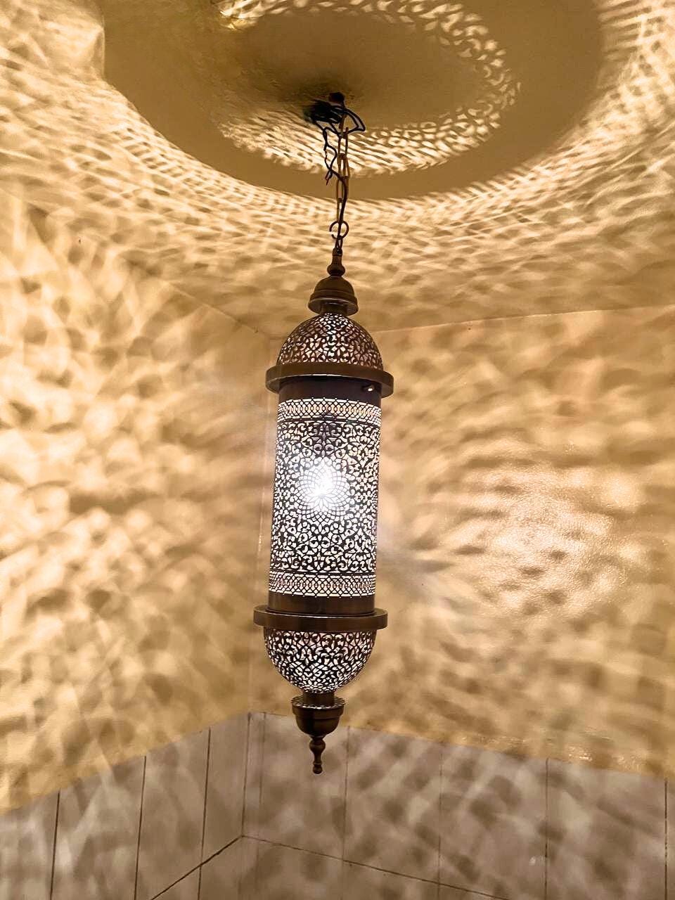 Moroccan pendant light, Brass lamp , Ceiling Light, Moroccan pendant fixtures , Hanging Lamp , Lampshades Lighting New Home Decor Lighting