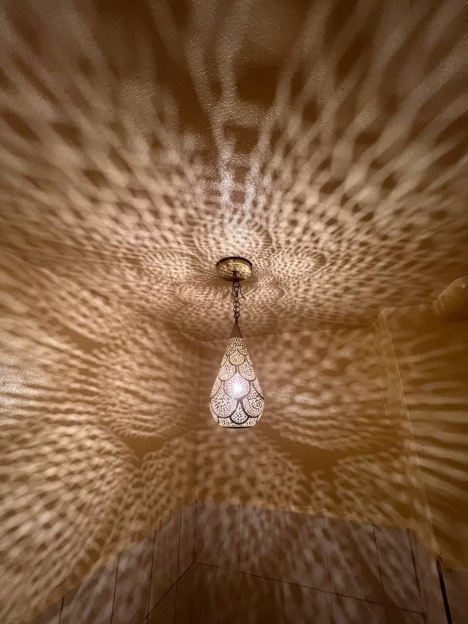 Moroccan Brass Pendant Light,Pendant light, brass pendant light, Moroccan Light Fixtures, Pendant Lighting, Simple Moroccan pendant lamp