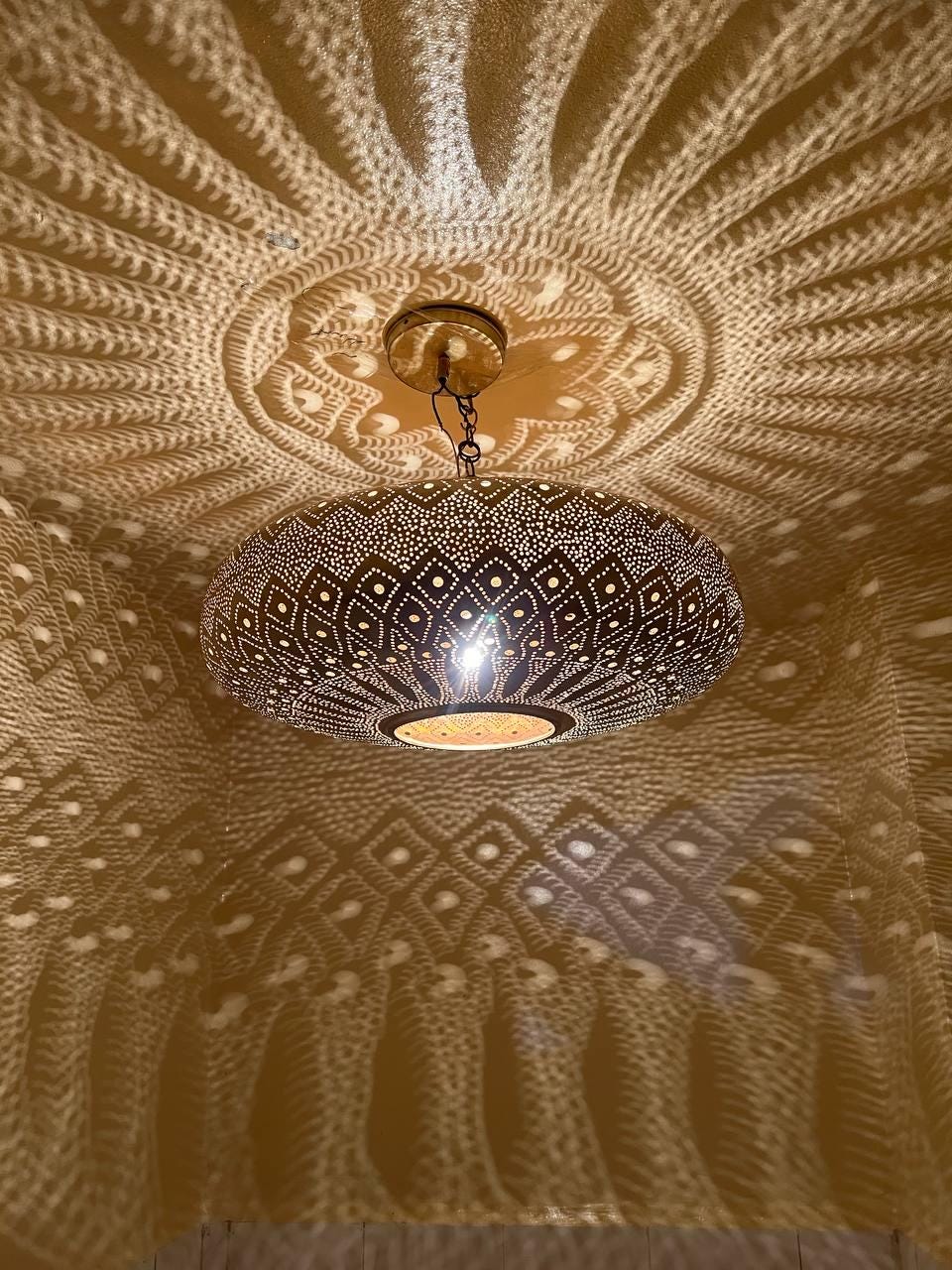 Moroccan pendant light, Brass lamp , Ceiling Light, Moroccan pendant fixtures , Hanging Lamp , Lampshades Lighting New Home Decor Lighting