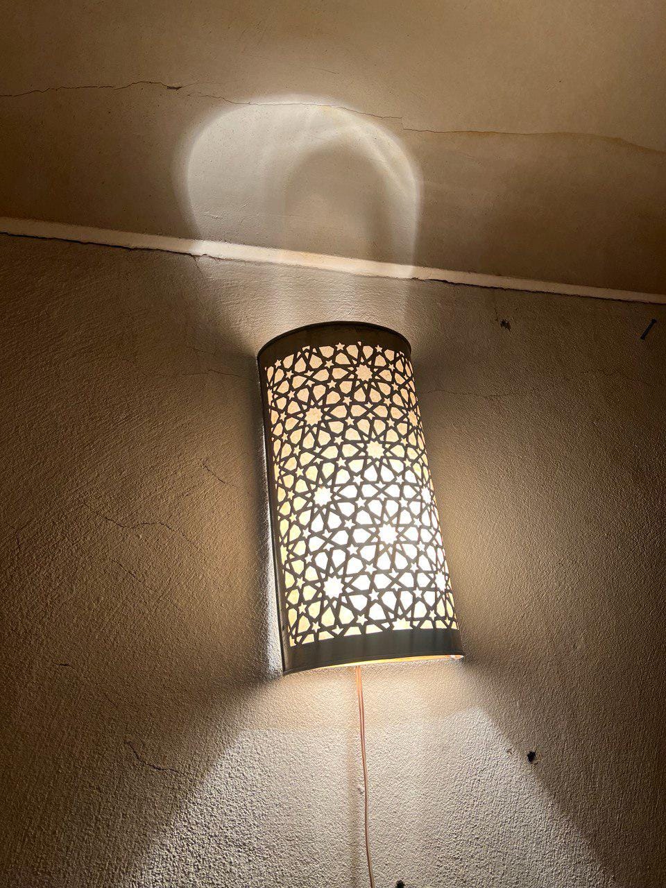 Moroccan Wall Brass Light, Moroccan Lamp,Brass Sconce Light Brass,Traditional Lighting Wall Lights in Home Decor,Art Decor Light Wall Sconce