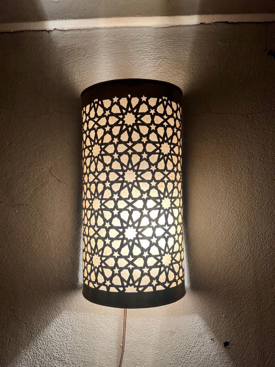 Moroccan Wall Brass Light, Moroccan Lamp,Brass Sconce Light Brass,Traditional Lighting Wall Lights in Home Decor,Art Decor Light Wall Sconce