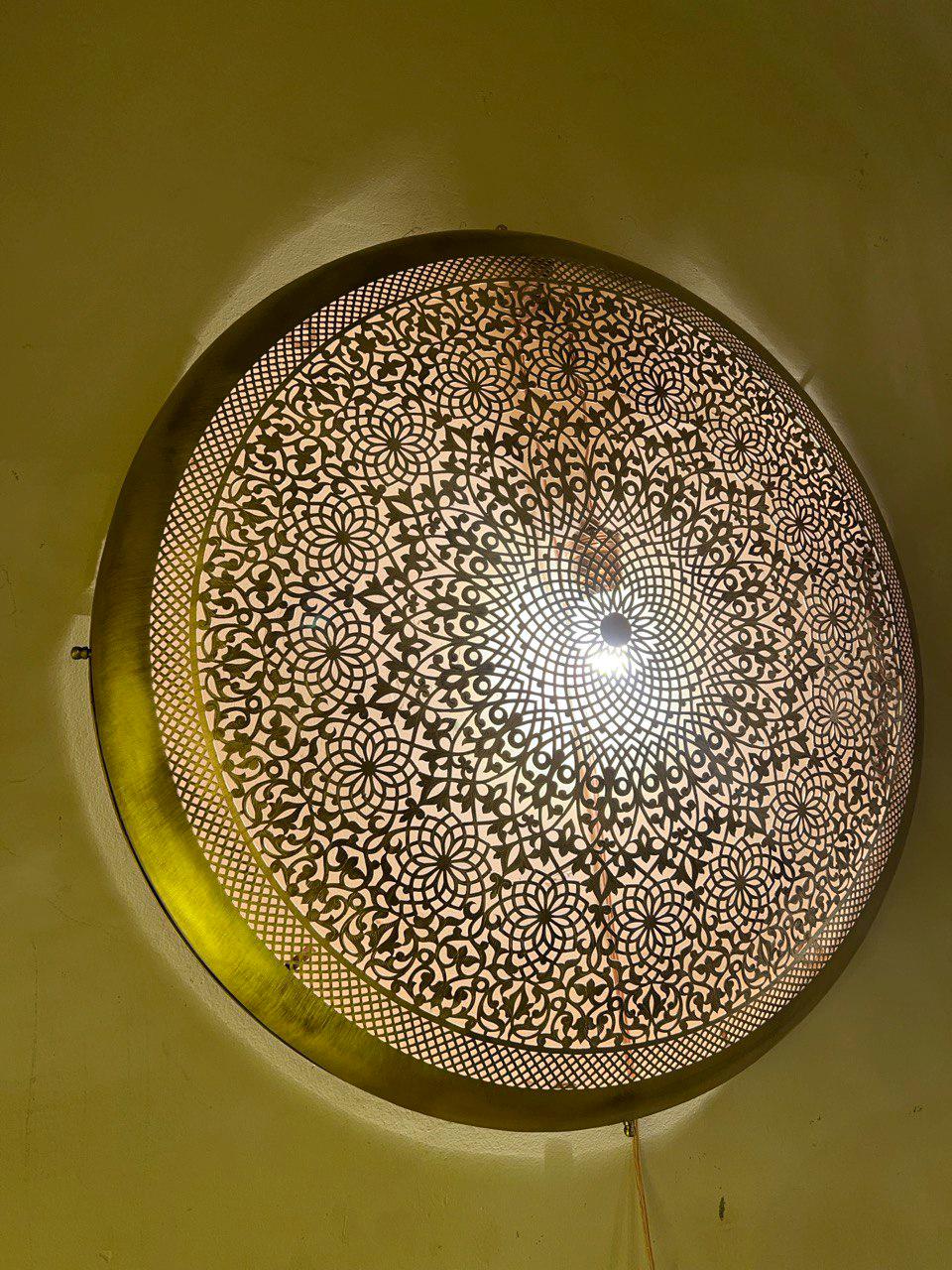 Brass Sconce Light Brass Moroccan Wall Light in Brass, Wall lights, Wall Sconces, Traditional Lighting Wall Lights in Home Decor.