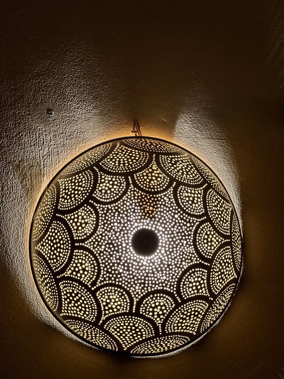 Brass Sconce Light Brass Moroccan Wall Light in Brass, Wall lights, Wall Sconces, Traditional Lighting Wall Lights in Home Decor.
