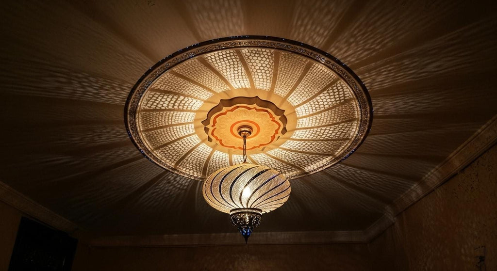 Moroccan Brass Pendant Light: Elegant Home Decor Lighting