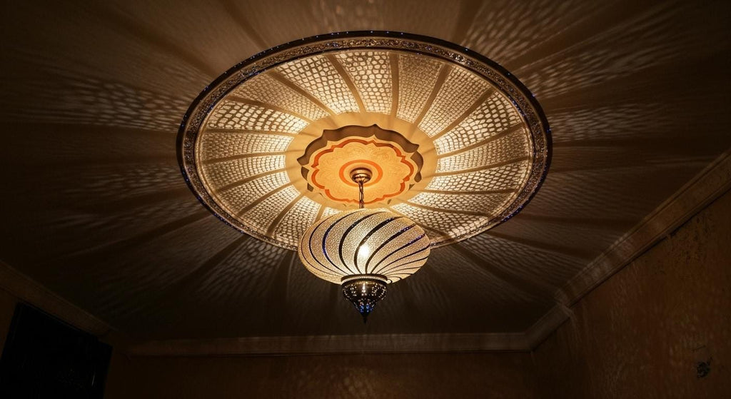 Moroccan Brass Pendant Light: Elegant Home Decor Lighting