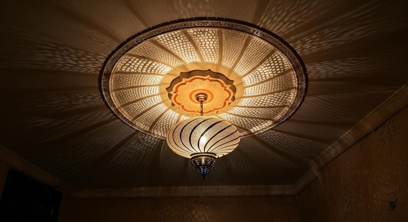 Moroccan Brass Pendant Light: Elegant Home Decor Lighting