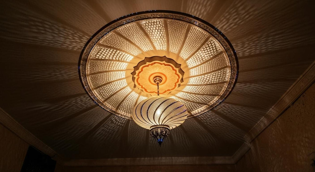 Moroccan Brass Pendant Light: Elegant Home Decor Lighting