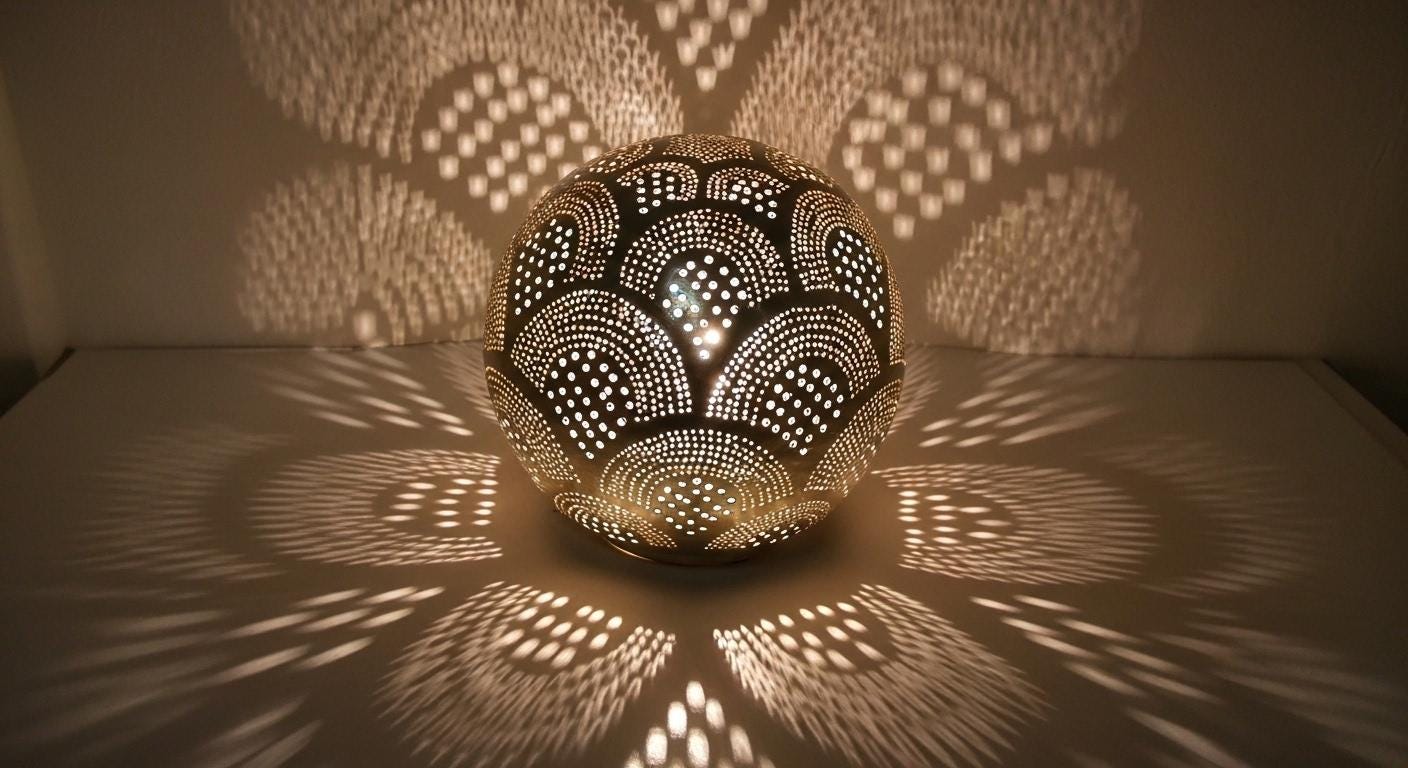 Moroccan Brass Table Lamp,Handmade brass table Light Shade , table light ,Moroccan Table Lamp Moroccan Copper Table Lamp