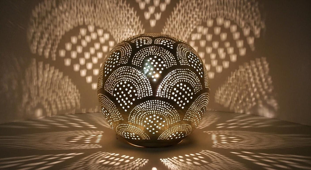 Moroccan Brass Table Lamp,Handmade brass table Light Shade , table light ,Moroccan Table Lamp Moroccan Copper Table Lamp