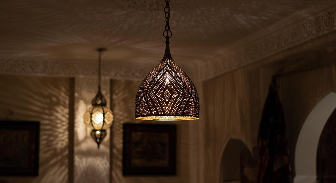 Handcrafted Moroccan brass pendant light , Handmade Hanging Lamp , Pendant Brass Light , Pendant Lighting ,Moroccan Light Fixtures