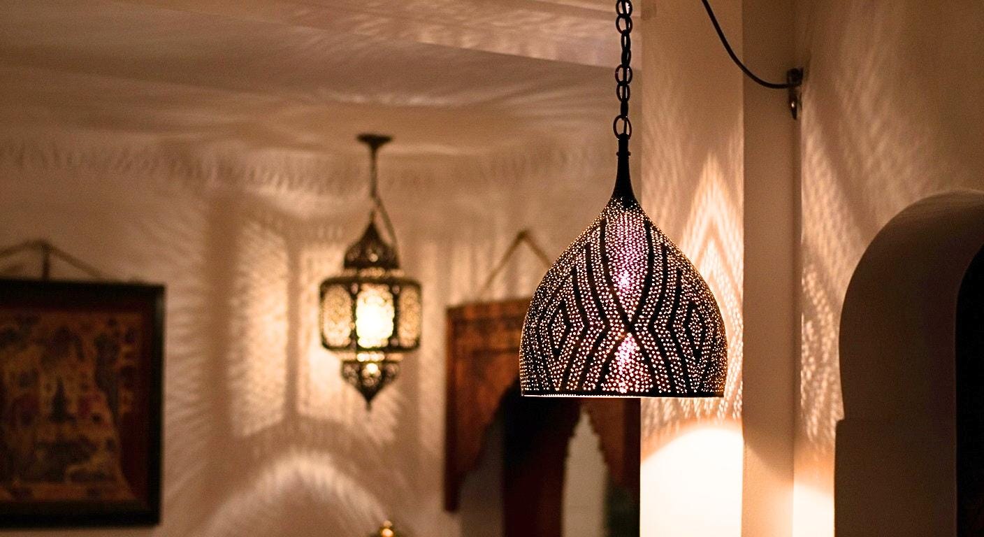 Handcrafted Moroccan brass pendant light , Handmade Hanging Lamp , Pendant Brass Light , Pendant Lighting ,Moroccan Light Fixtures