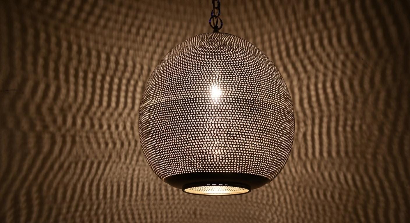 Handmade Moroccan Brass Ceiling Lamp , Moroccan Pendant Light ,Hanging Lamp , Brass Moroccan Lamp , Chandelier Lighting Moroccan Chandelier