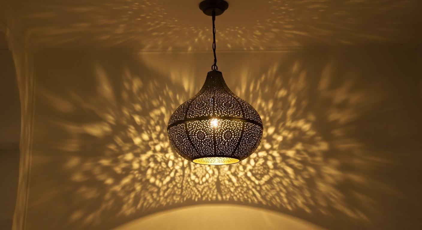 Moroccan handmade Brass pendant lights , Brass lamp , Moroccan pendant fixtures ,Hanging Lamp  , Moroccan Lamps Ceiling Lights Home Lantern