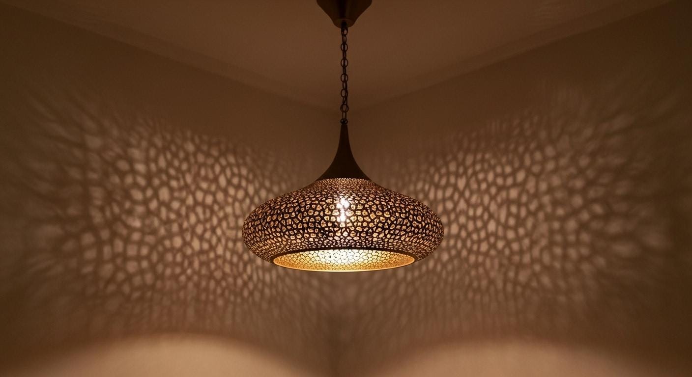 Handcrafted Moroccan brass pendant light , Handmade Hanging Lamp , Pendant Brass Light , Pendant Lighting ,Moroccan Light Fixtures
