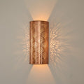 Handmade Moroccan copper Wall Sconce: Boho Home Lighting