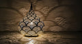 Handcrafted Moroccan Brass Table Lamp - Moroccan Table Lamp Silver - Brass Lamp - Rustic Brass Table lamp - Moroccan Night Light