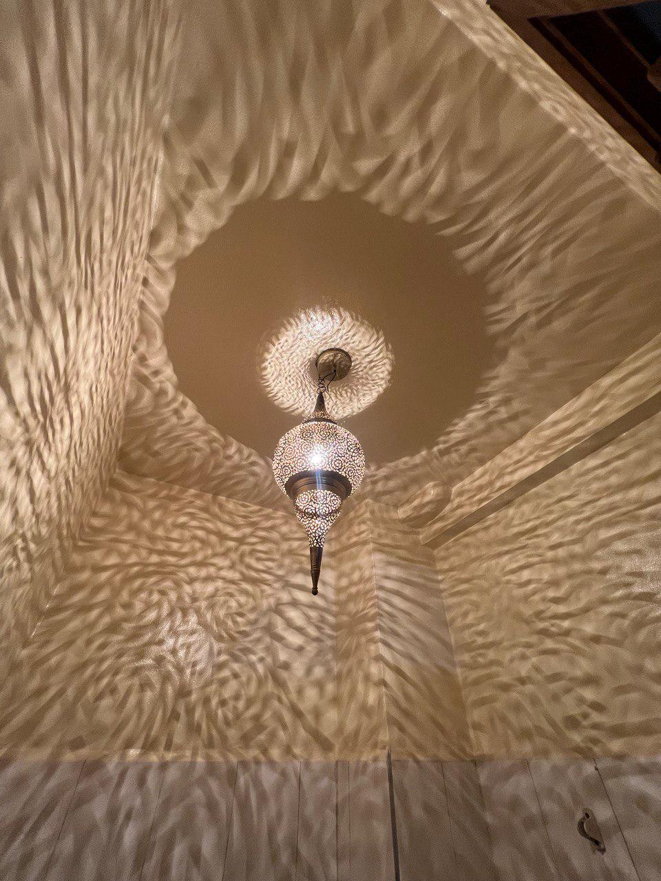 Moroccan Brass Pendant Light: Handmade Ceiling Lamp, New Home Decor