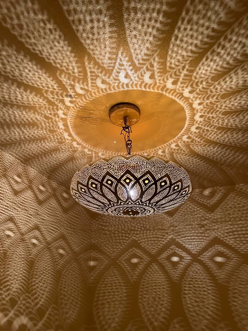 Moroccan pendant light, Brass lamp , Ceiling Light, Moroccan pendant fixtures , Hanging Lamp , Lampshades Lighting New Home Decor Lighting
