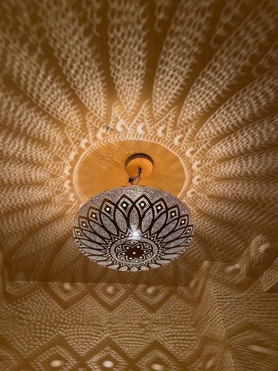 Moroccan pendant light, Brass lamp , Ceiling Light, Moroccan pendant fixtures , Hanging Lamp , Lampshades Lighting New Home Decor Lighting