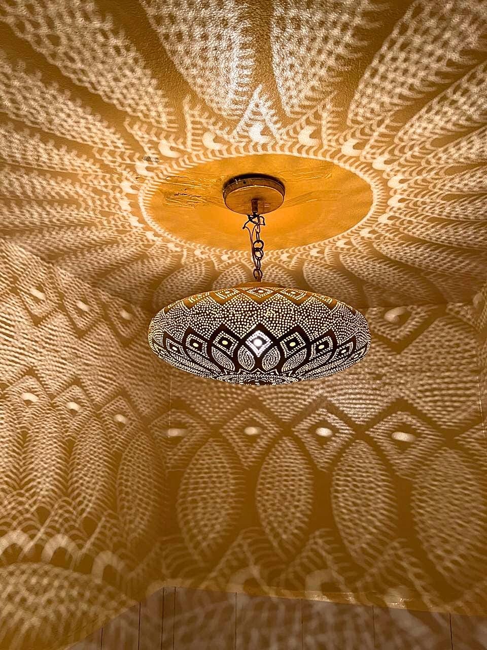 Moroccan pendant light, Brass lamp , Ceiling Light, Moroccan pendant fixtures , Hanging Lamp , Lampshades Lighting New Home Decor Lighting