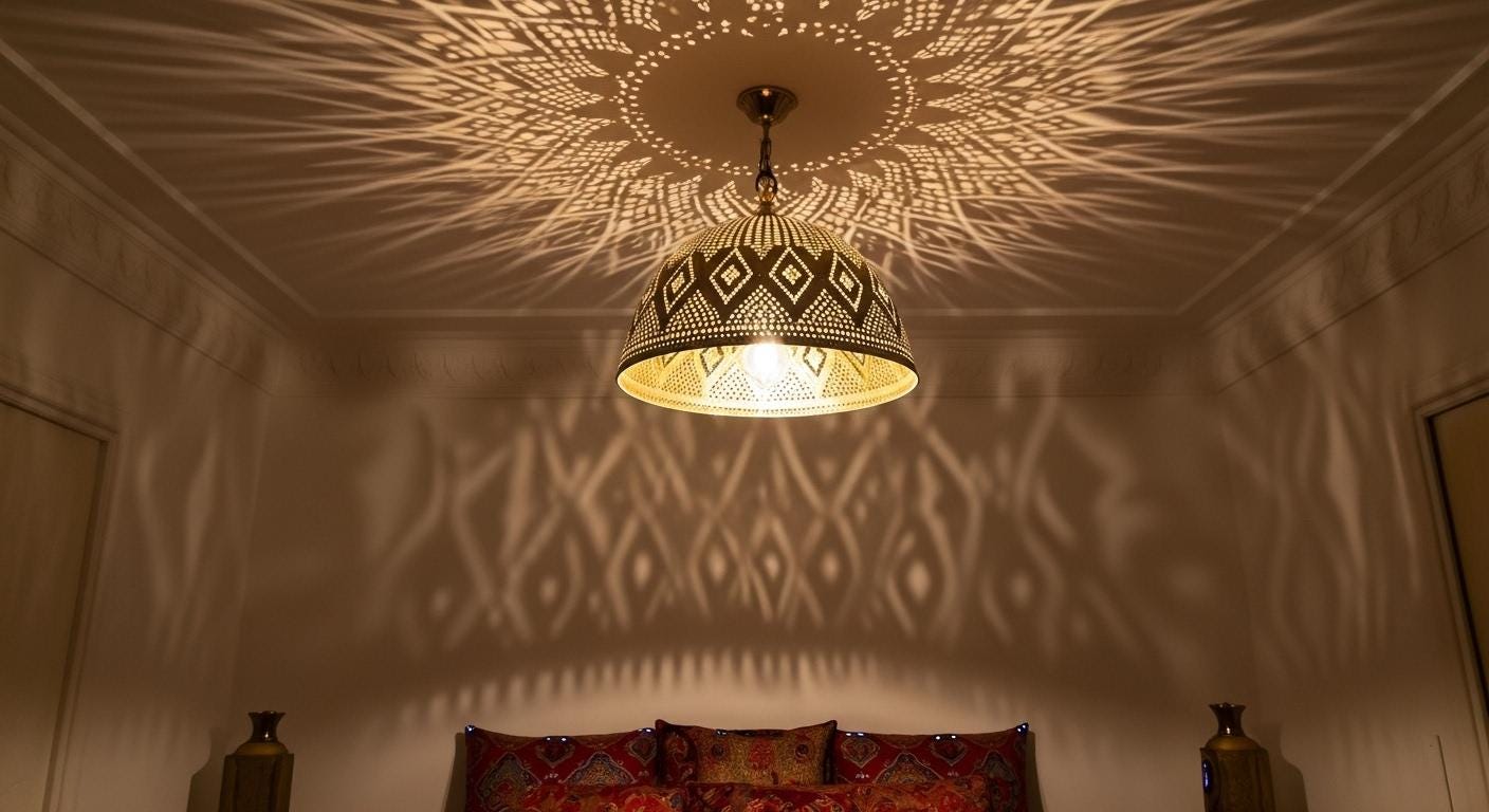 Handmade Moroccan Brass  Pendant Lamp ,Ceiling Light Fixture , Hanging Lamp , Lampshades Lighting New Home Decor Lighting .