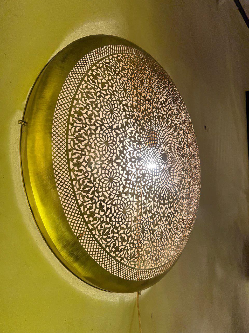 Brass Sconce Light Brass Moroccan Wall Light in Brass, Wall lights, Wall Sconces, Traditional Lighting Wall Lights in Home Decor.