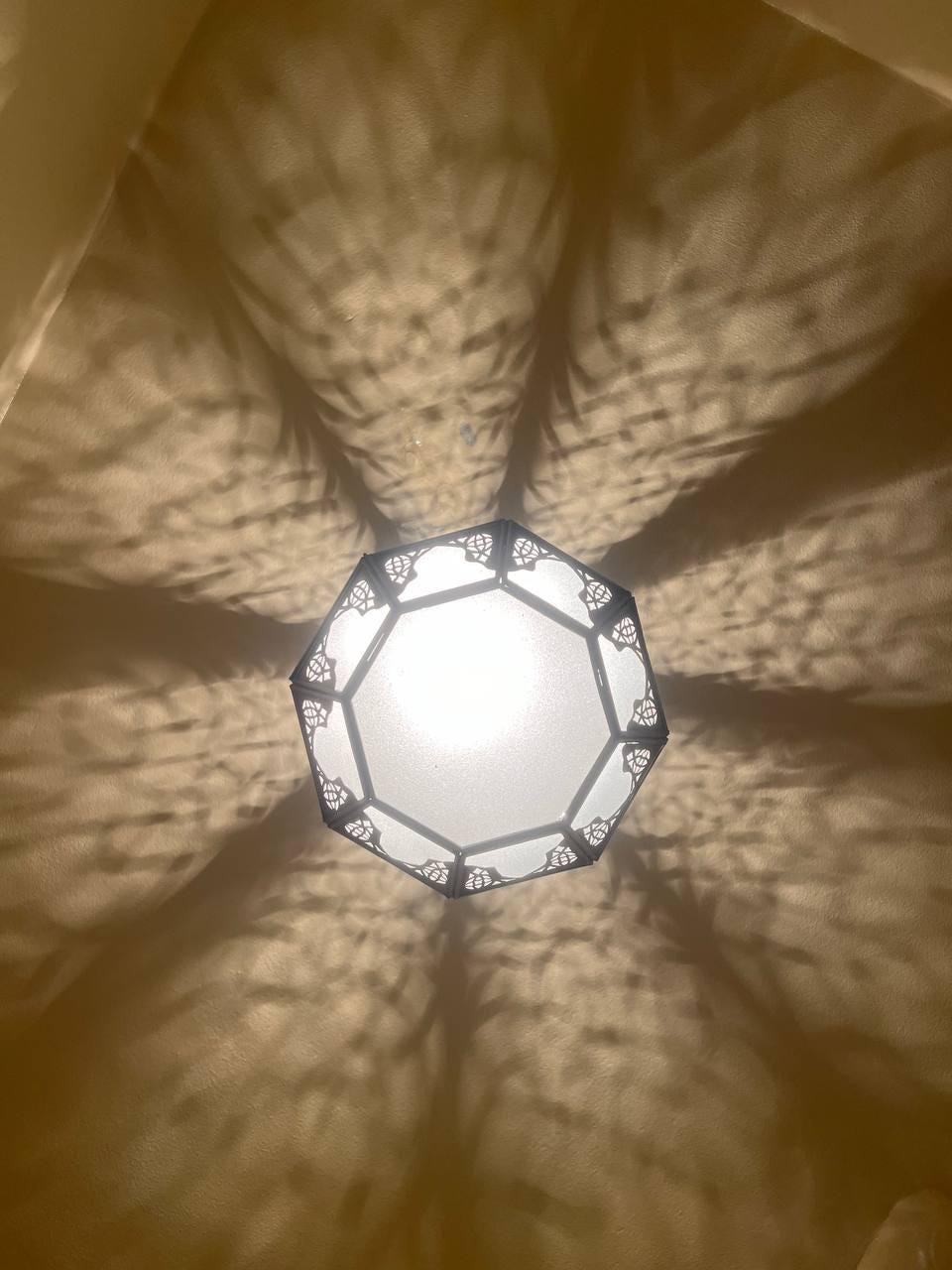 Moroccan Milky Glass Pendant Light | White Glass Chandelier | Elegant Filigree Suspension Lamp | Boho Ceiling Lighting