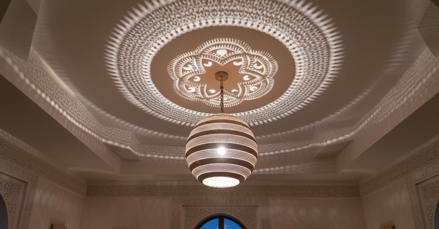 Moroccan Brass pendant fixtures , Moroccan pendant light , Ceiling Light Fixtures ,Lampshades Lighting New Home Boho Decor Lighting