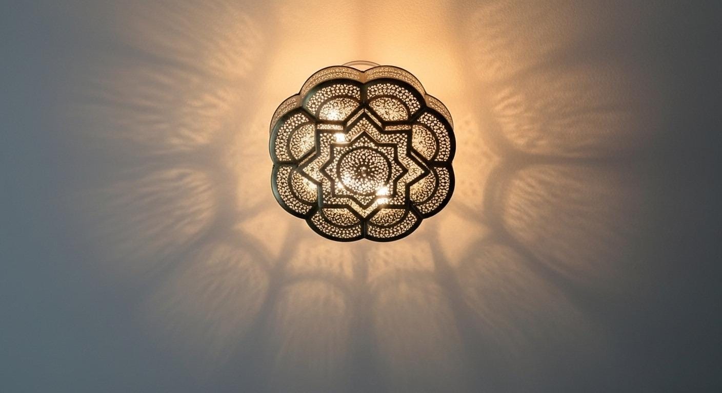 Handmade Moroccan Brass Pendant Light , Ceiling Light, Moroccan pendant fixtures, Simple Moroccan pendant lamp ,handmade chandelier