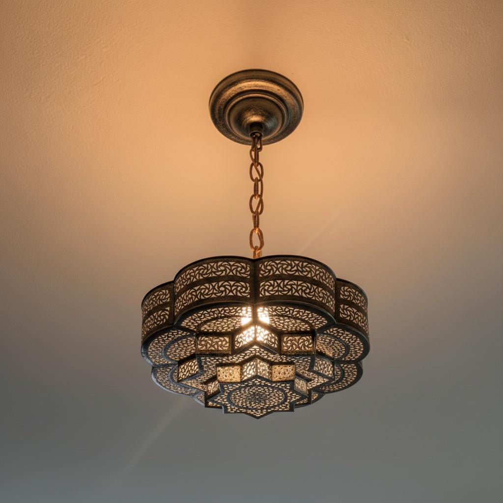Handmade Moroccan Brass Pendant Light , Ceiling Light, Moroccan pendant fixtures, Simple Moroccan pendant lamp ,handmade chandelier
