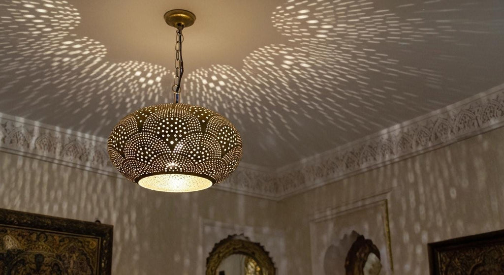 Moroccan brass pendant light , Handmade Hanging Lamp , Pendant Brass Light , Pendant Lighting ,Moroccan Light Fixtures