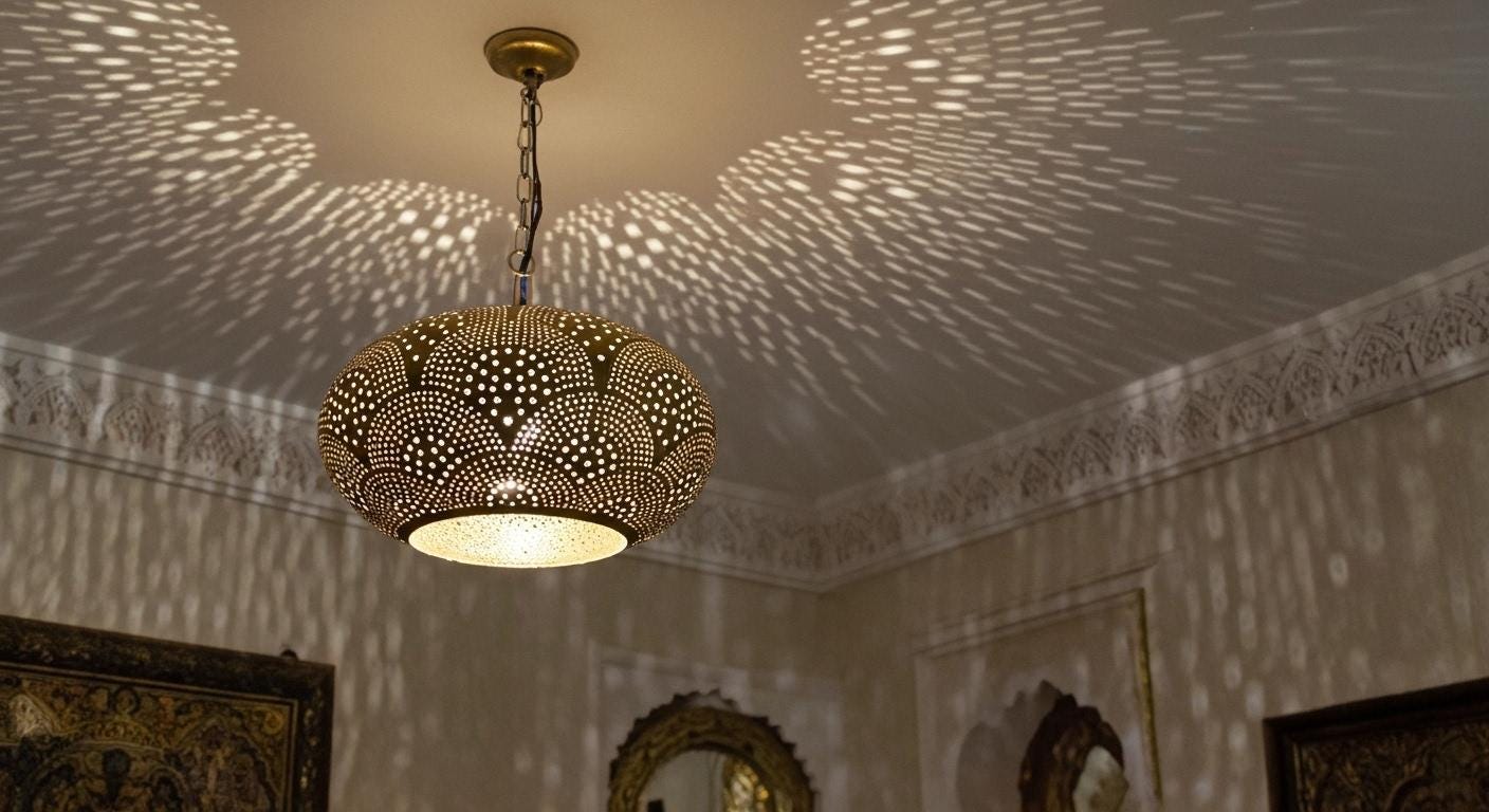 Moroccan brass pendant light , Handmade Hanging Lamp , Pendant Brass Light , Pendant Lighting ,Moroccan Light Fixtures