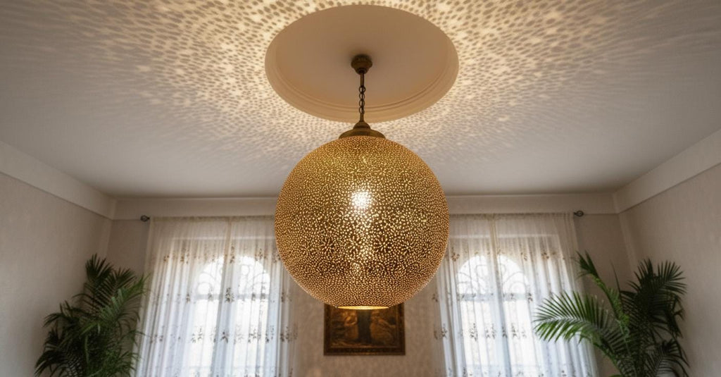 Moroccan pendant light, Brass lamp , Ceiling Light, Moroccan pendant fixtures , Hanging Lamp , Lampshades Lighting New Home Decor Lighting
