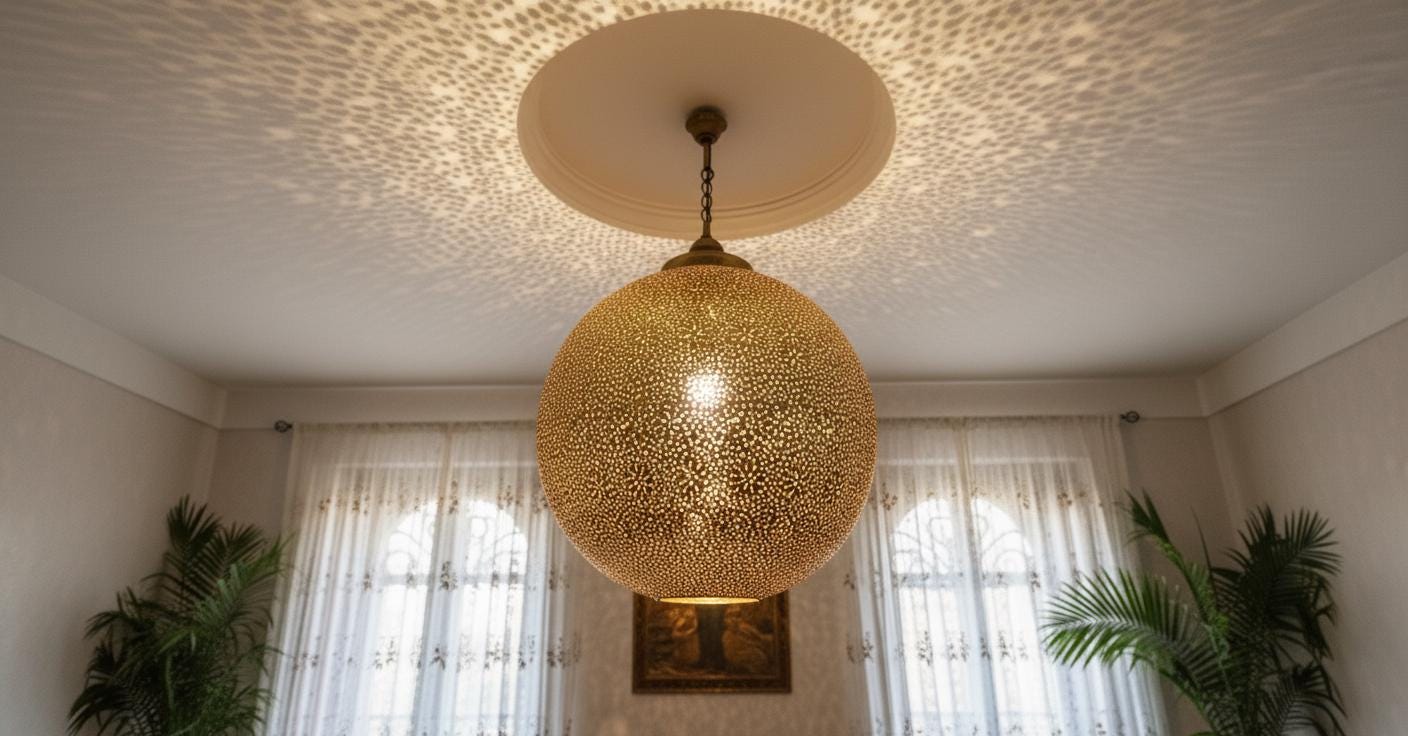 Moroccan pendant light, Brass lamp , Ceiling Light, Moroccan pendant fixtures , Hanging Lamp , Lampshades Lighting New Home Decor Lighting