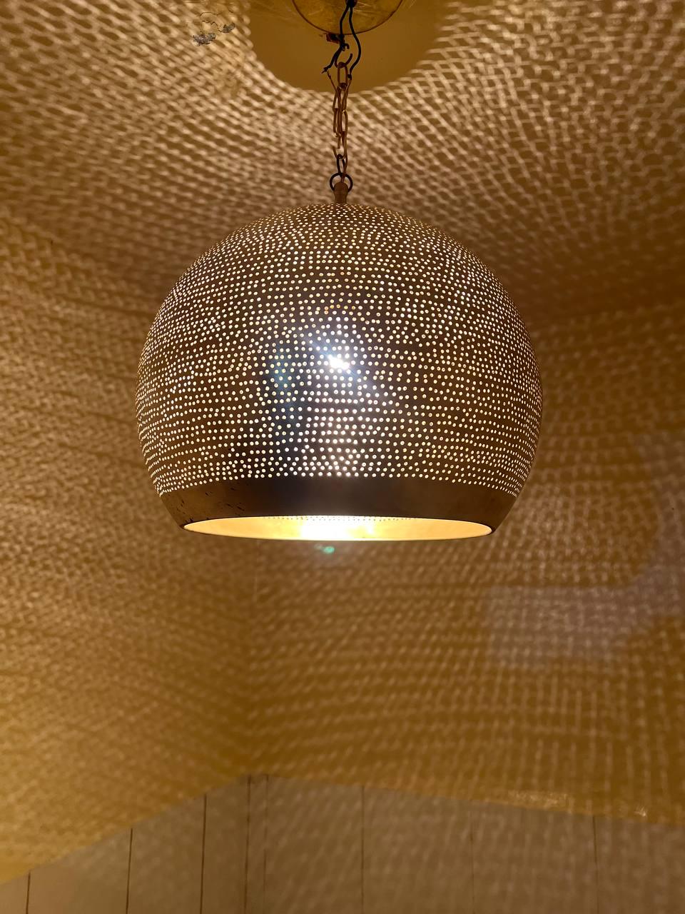 Moroccan Brass Pendant Light ,Handmade Moroccan Brass Pendant Light ,Light Fixtures, Pendant Lighting, Simple Moroccan Pendant Lamp