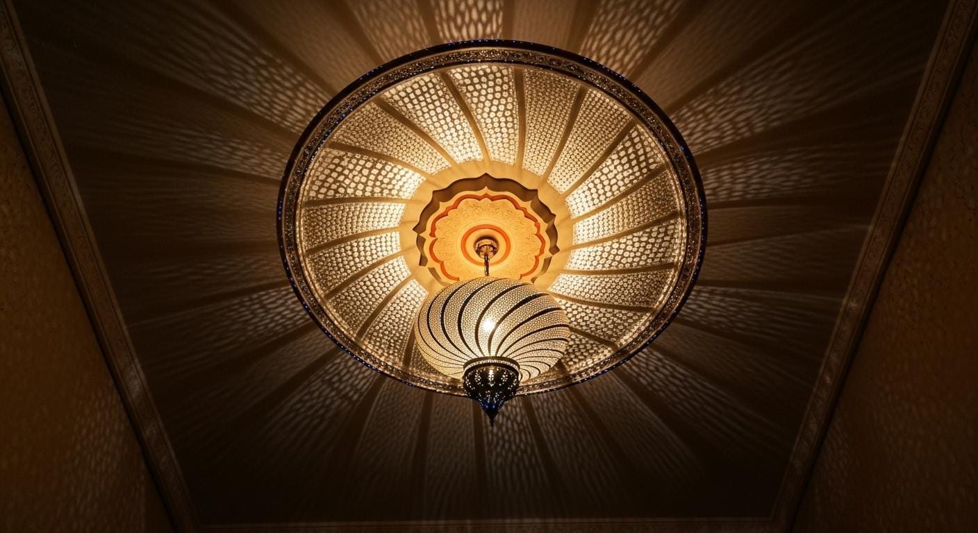 Moroccan Brass Pendant Light: Elegant Home Decor Lighting
