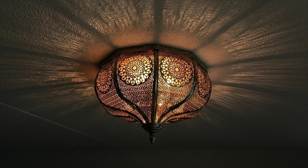 Moroccan pendant light, Brass lamp , Ceiling Light, Moroccan pendant fixtures , Hanging Lamp , Lampshades Lighting New Home Decor Lighting .
