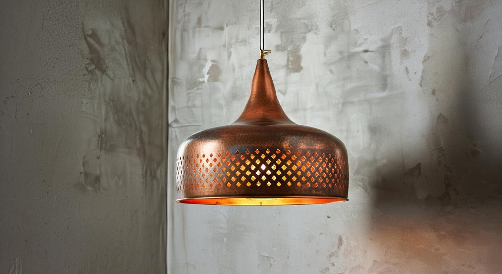 Farmhouse Hanging Ceiling Lamp, Handcrafted Copper Dome Lamp, Kitchen Island Lighting,Dome Pendant LAmp, Oxidized Copper Hanging Lamp