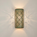 Moroccan Wall Green Patina Light, Moroccan Green Lamp,Copper Sconce Light Brass, Wall Lights in Home Decor,Art Decor Light Wall Sconce
