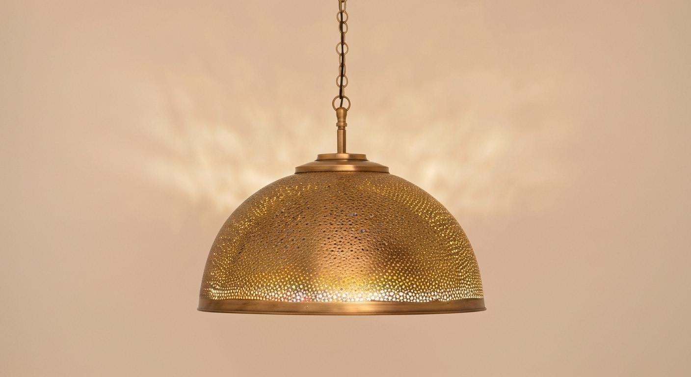 Moroccan Handmade Brass  Pendant Lamp , Ceiling light fixture, Moroccan Pendant light, Hanging Brass Lamp ,  Chandelier Lightiing