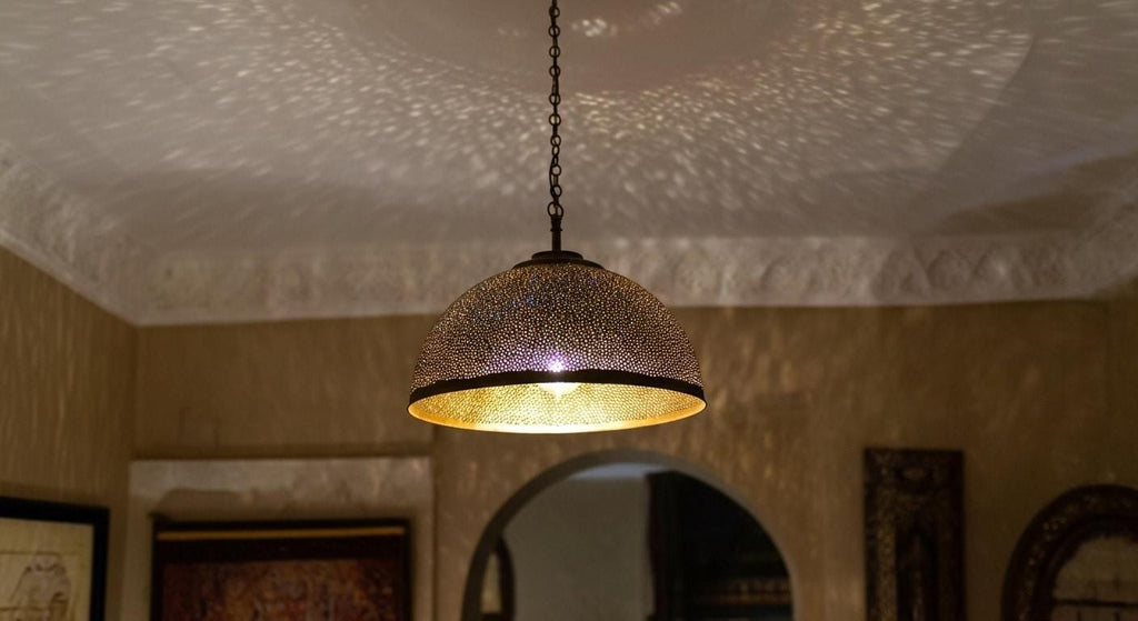 Moroccan Handmade Brass  Pendant Lamp , Ceiling light fixture, Moroccan Pendant light, Hanging Brass Lamp ,  Chandelier Lightiing