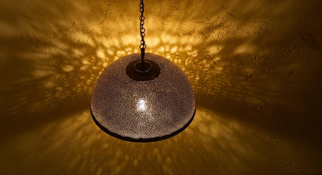 Moroccan Handmade Brass  Pendant Lamp , Ceiling light fixture, Moroccan Pendant light, Hanging Brass Lamp ,  Chandelier Lightiing