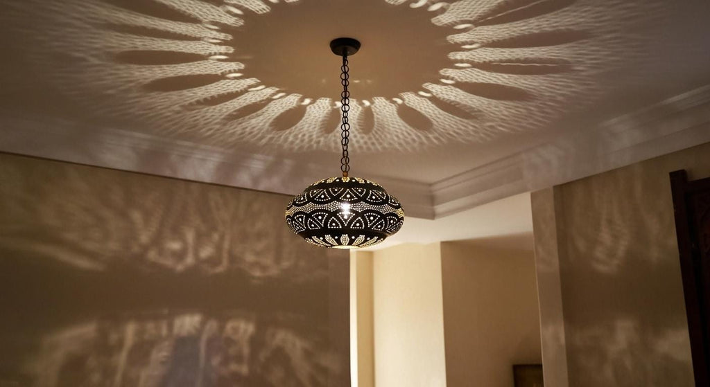 Moroccan Brass Pendant Lamp , Brass Pendant Lamp, Light Fixtures , Pendant Lighting , Morrocan Chandelier , Hanging Light , Pendant Lighting