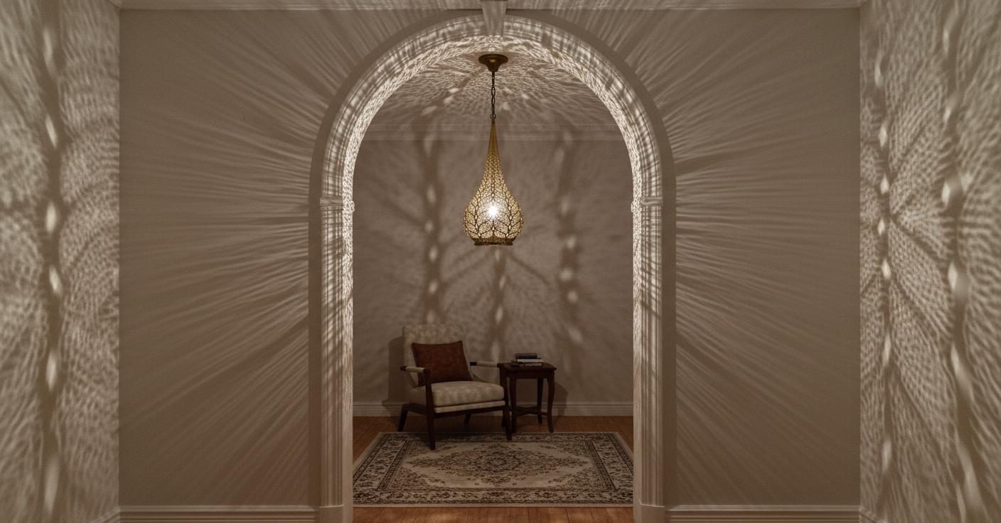 Brass Moroccan Pendant Light- Moroccan chandelier lighting - silver fixtures - Handmade Ceiling Lamp - copper ceiling lamp - pendant lights