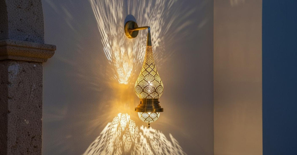 Moroccan Wall Brass Light, Moroccan Lamp,Brass Sconce Light Brass,Traditional Lighting Wall Lights in Home Decor,Art Decor Light Wall Sconce