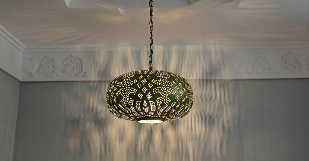 Handmade Moroccan Brass Pendant Lamp , Moroccan pendant fixtures , Hanging Lamp , Lampshades Lighting New Home Decor Lighting