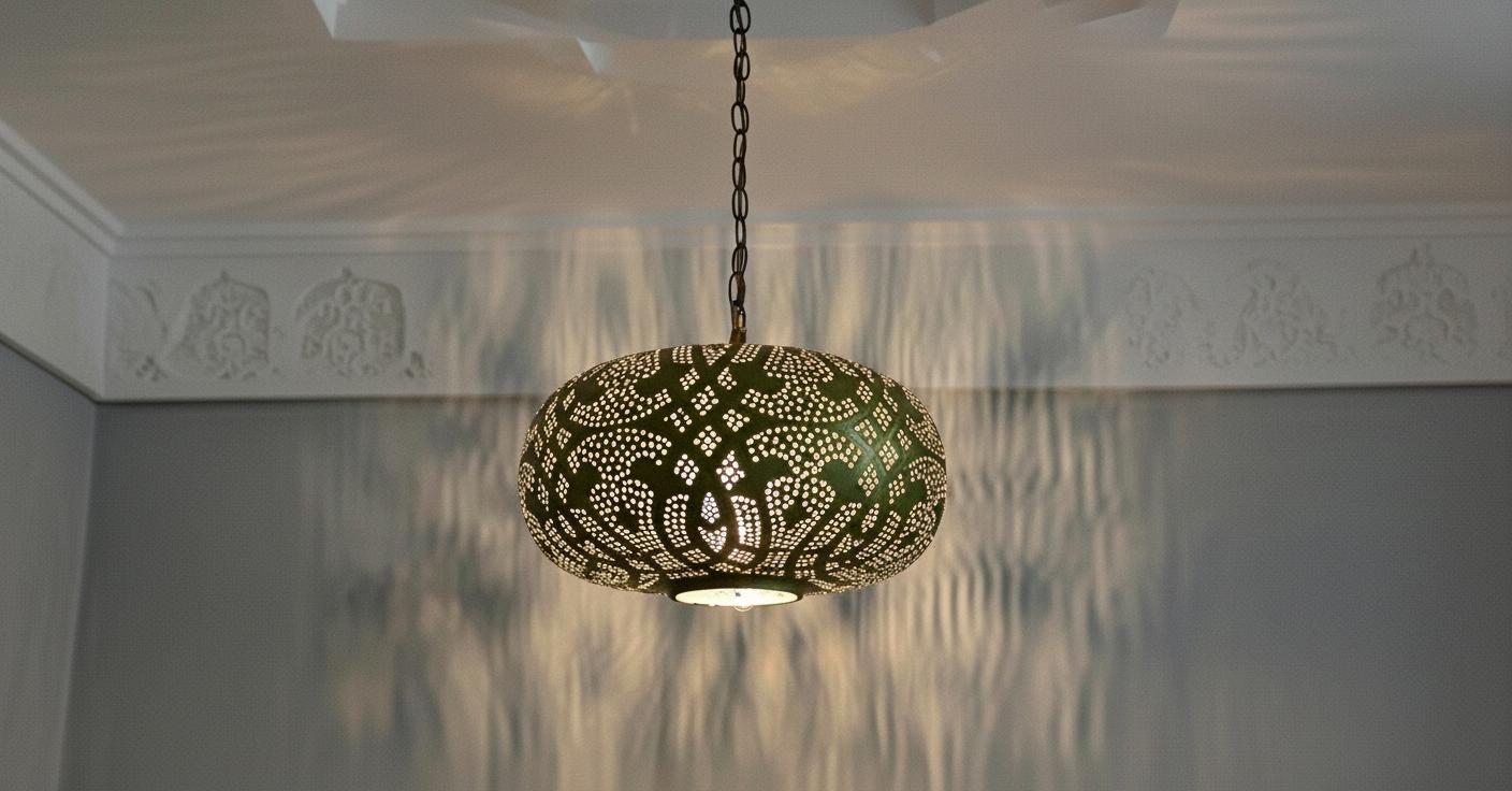 Handmade Moroccan Brass Pendant Lamp , Moroccan pendant fixtures , Hanging Lamp , Lampshades Lighting New Home Decor Lighting
