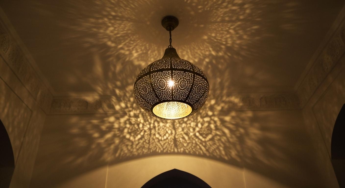 Moroccan handmade Brass pendant lights , Brass lamp , Moroccan pendant fixtures ,Hanging Lamp  , Moroccan Lamps Ceiling Lights Home Lantern